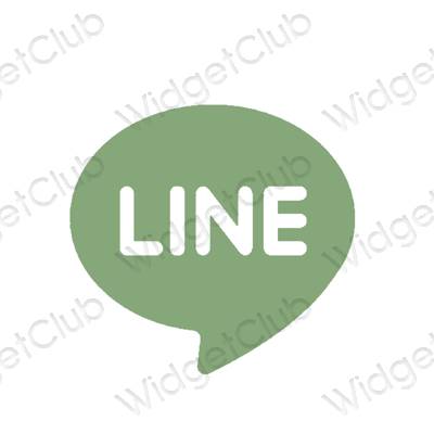 Ästhetische LINE App-Symbole