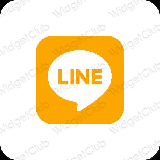 Естетични LINE икони на приложения