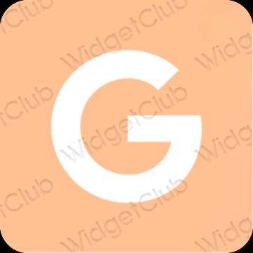 Aesthetic Google app icons