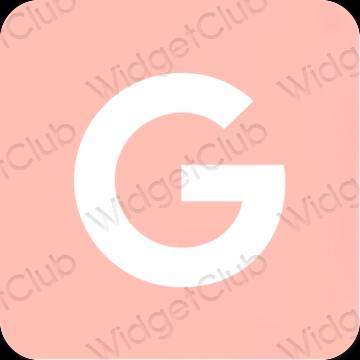 Aesthetic Google app icons