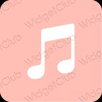 نمادهای برنامه زیباشناسی Apple Music