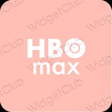 Estética HBO MAX iconos de aplicaciones