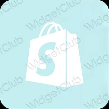 Estetisk lila Shopify app ikoner