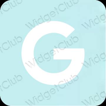 Stijlvol paars Google app-pictogrammen