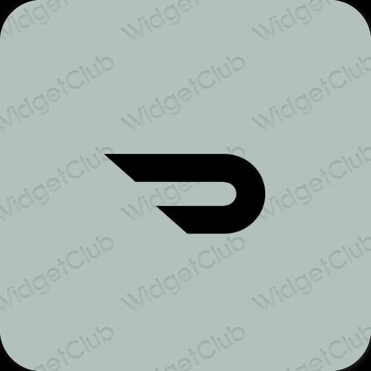 Ästhetisch grün Doordash App-Symbole