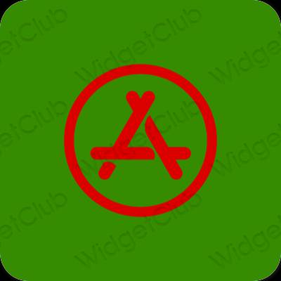 Αισθητικός πράσινος AppStore εικονίδια εφαρμογών