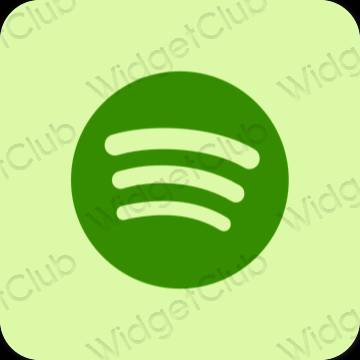 Estetiska Spotify appikoner