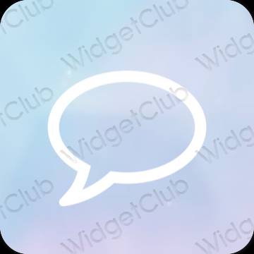 Esthetische Messages app-pictogrammen