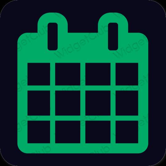 جمالية Calendar أيقونات التطبيقات