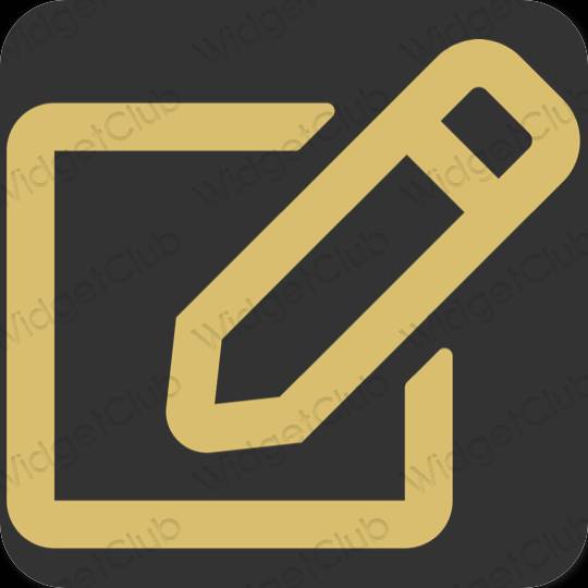 Estetyczne Notes ikony aplikacji