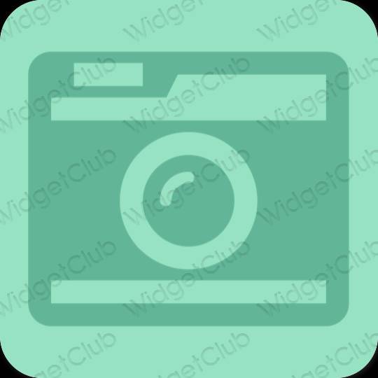 Esthetische Camera app-pictogrammen