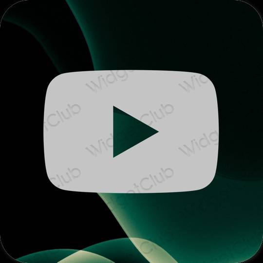 Ästhetische Youtube App-Symbole