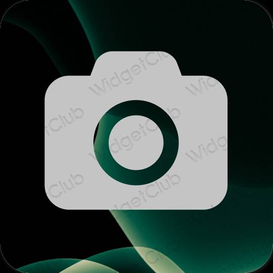 Icônes d'application Camera esthétiques