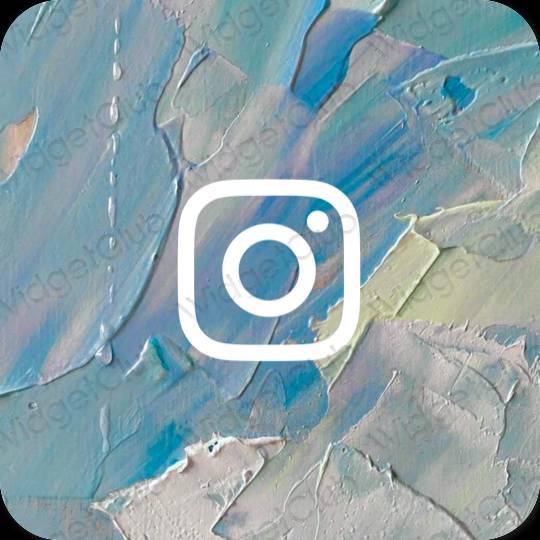 Estetické ikony aplikací Instagram