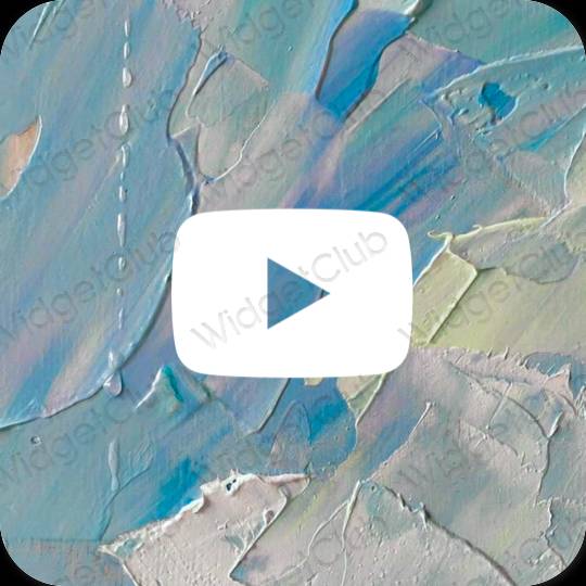 Æstetiske Youtube app-ikoner