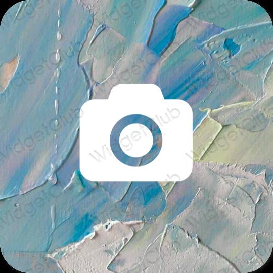 Esthetische Camera app-pictogrammen