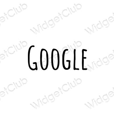 Esthetische Google app-pictogrammen