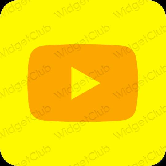 Esthetische Youtube app-pictogrammen