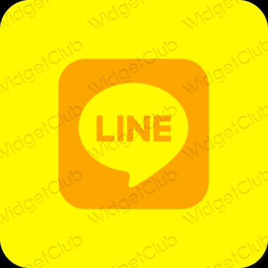 Естетске LINE иконе апликација