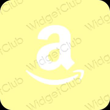 Estetsko rumena Amazon ikone aplikacij