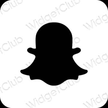 Icone delle app snapchat estetiche