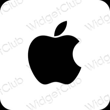 Esthetische Apple Store app-pictogrammen