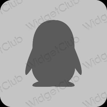 Estetis Abu-abu Simeji ikon aplikasi