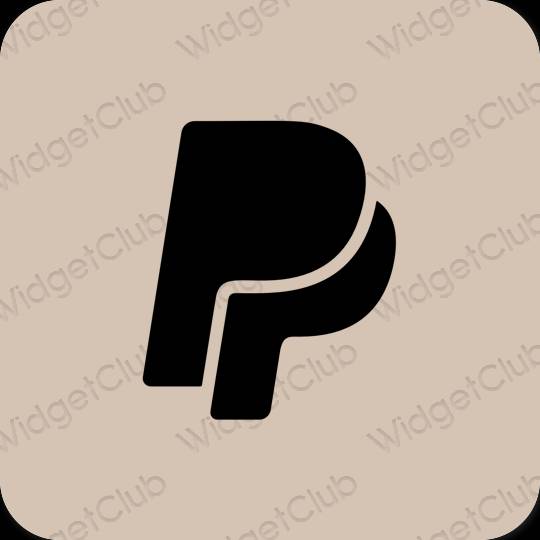 Ikon aplikasi estetika Paypal
