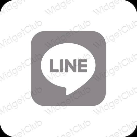 Aesthetic LINE app icons