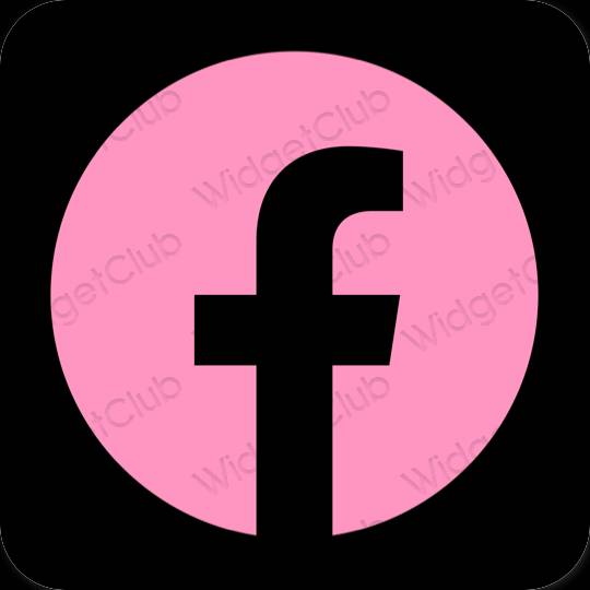 Pictograme pentru aplicații Facebook estetice