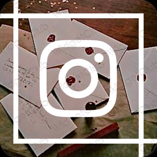 Æstetiske Instagram app-ikoner