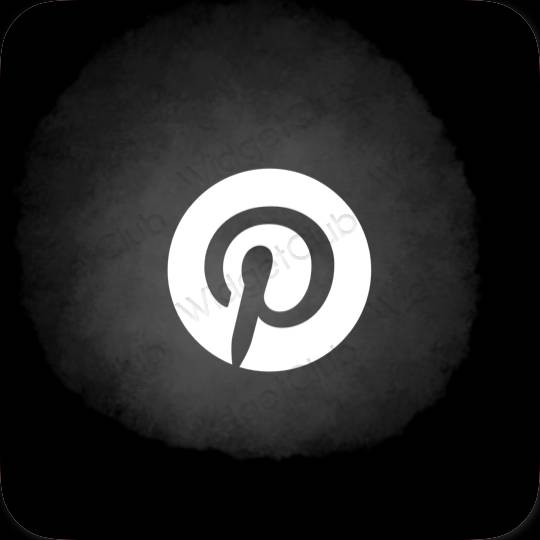 Estetické ikony aplikací Pinterest
