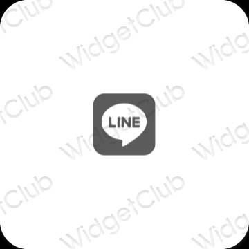 جمالية LINE أيقونات التطبيقات