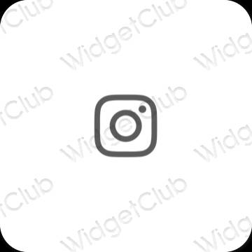 Estetické ikony aplikací Instagram