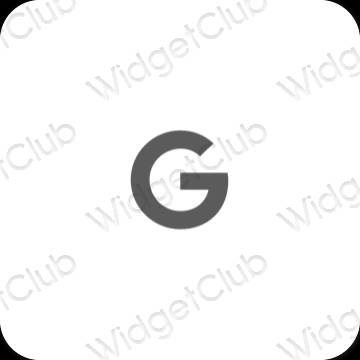 Esthetische Google app-pictogrammen