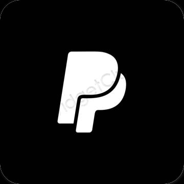 جمالية Paypal أيقونات التطبيقات
