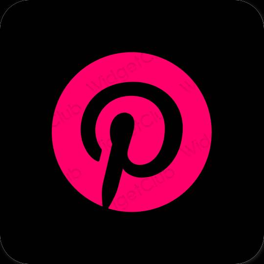 Estetske Pinterest ikone aplikacija