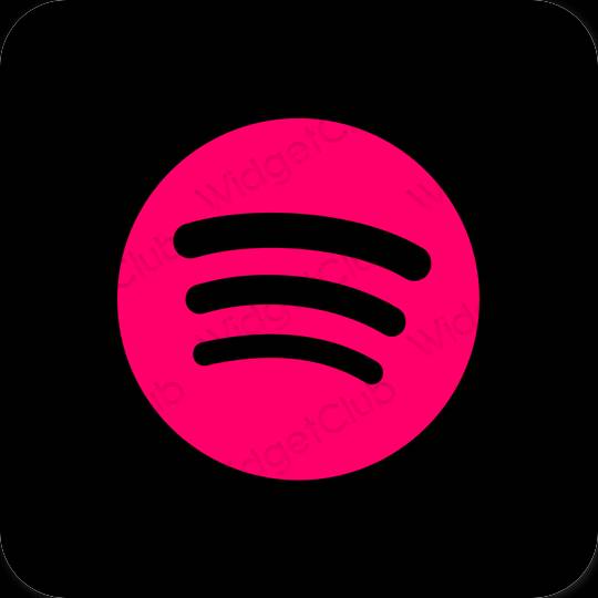 Esteettiset Spotify sovelluskuvakkeet