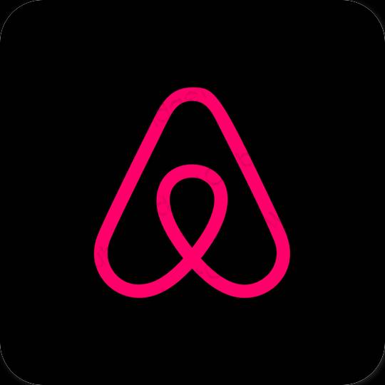 Icone delle app Airbnb estetiche