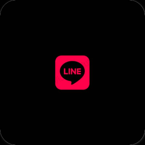 Æstetiske LINE app-ikoner