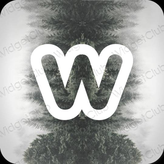 Ästhetische Weebly App-Symbole