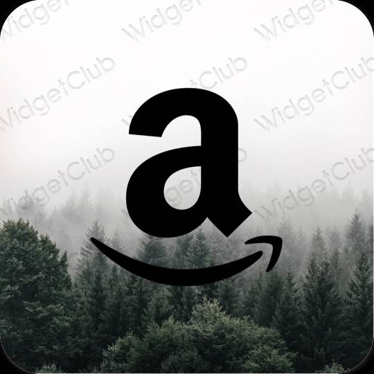 Ästhetische Amazon App-Symbole