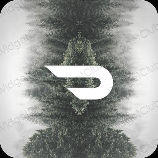 Estética Doordash ícones de aplicativos