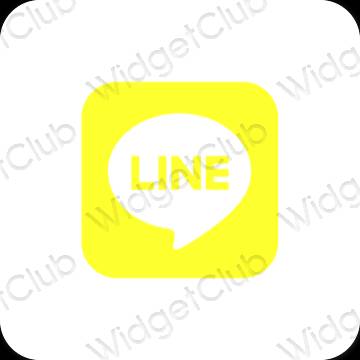 Esthetische LINE app-pictogrammen