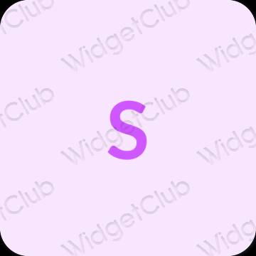 审美的 紫色的 SHEIN 应用程序图标
