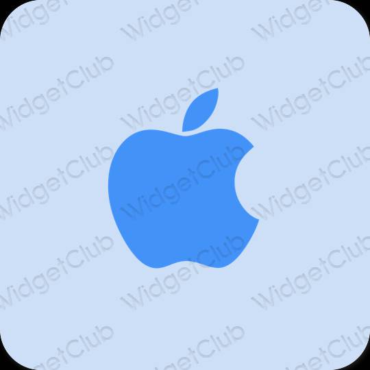 Estético roxo Apple Store ícones de aplicativos