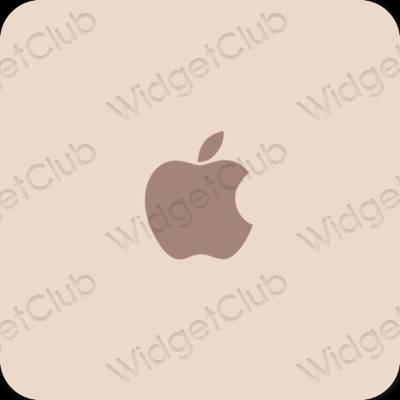 Estetico beige AppStore icone dell'app