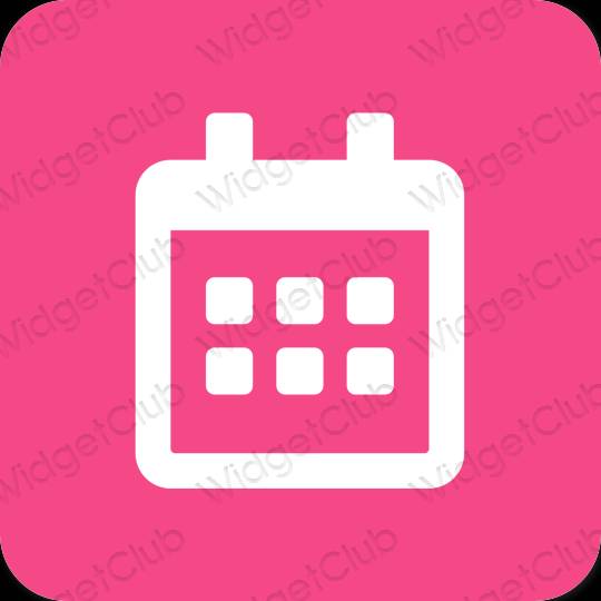 Icônes d'application Calendar esthétiques