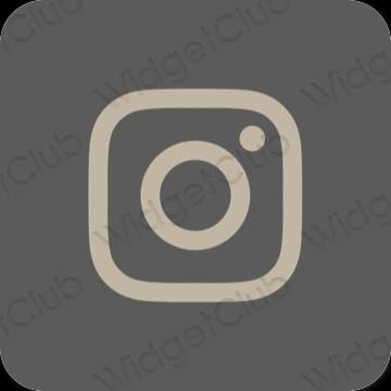 Estetické ikony aplikací Instagram