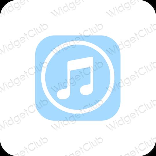 Estetické ikony aplikací Apple Music